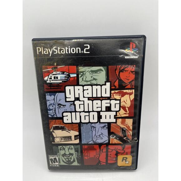 Grand Theft Auto III 3 GTA 3 PlayStation 2 PS2 Rockstar - Tested - Picture 1 of 5
